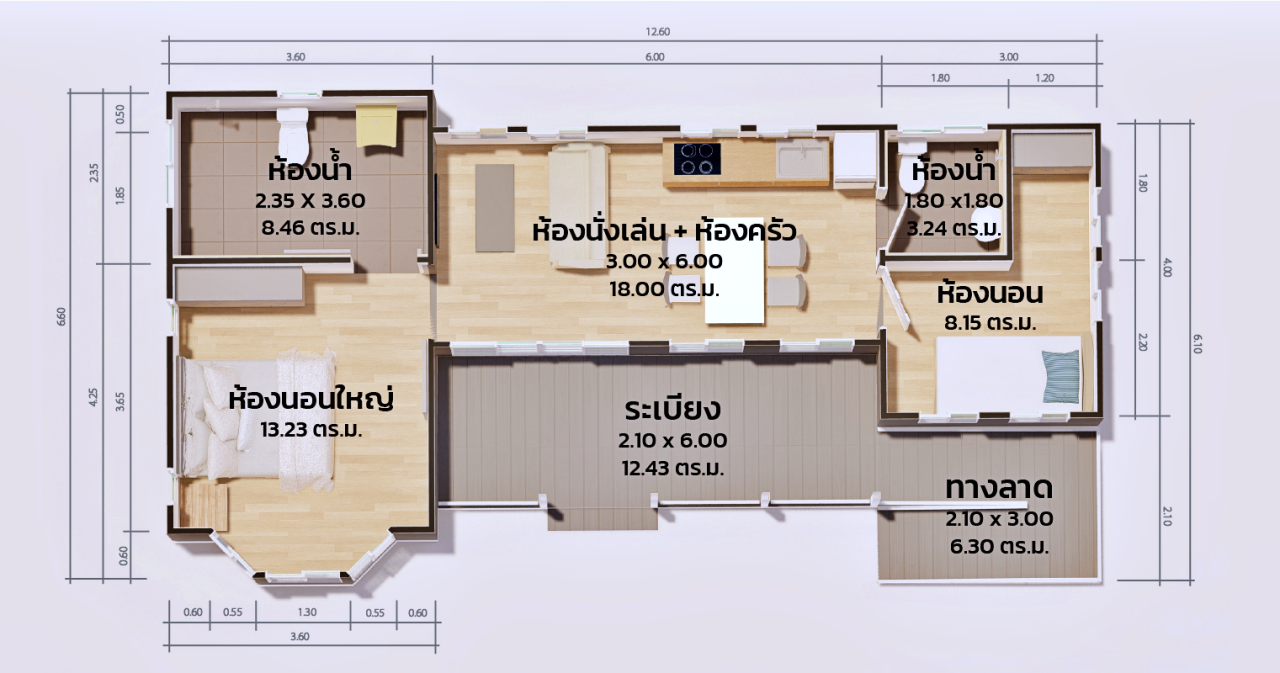 แปลน modulux english cottage style บ้านโมูลักซ์สไตล์อิงลิชคอทเทจ EBA18-2-1